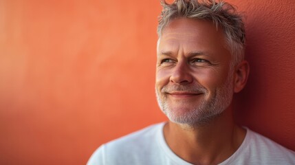 Fototapeta premium The Smiling Man in Portrait