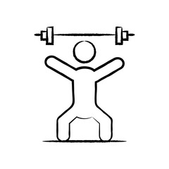 Health & Fitness Gym Icon - exercise