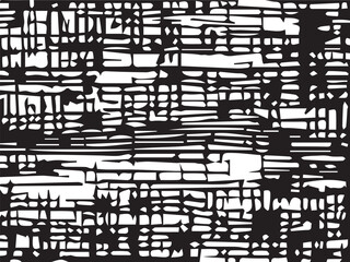 Grunge texture with black lines on a white background
