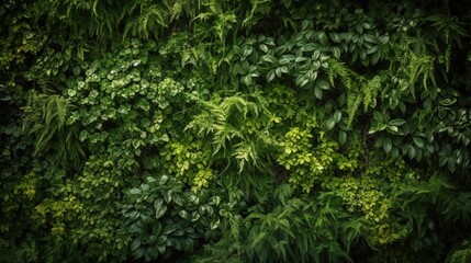 Fototapeta premium Lush Greenery in a Vibrant Nature Scene