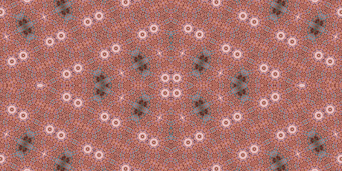 Seamless kaleidoscope pattern. The texture of the woven pattern. Endless pattern
