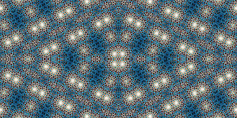 Seamless kaleidoscope pattern. The texture of the woven pattern. Endless pattern