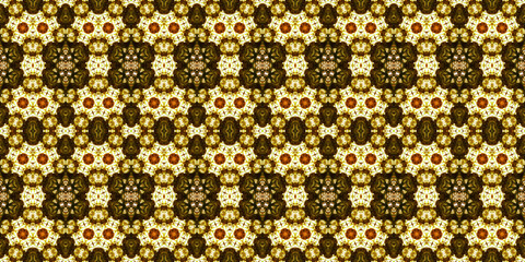 Seamless kaleidoscope pattern. The texture of the woven pattern. Endless pattern