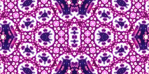 Seamless kaleidoscope pattern. The texture of the woven pattern. Endless pattern