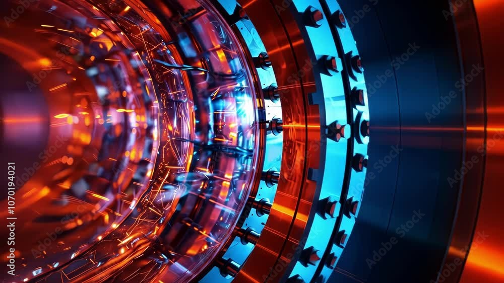 Poster a scientific experiment attempting to create and study quarkgluon plasma in a controlled environment