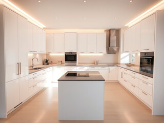 Fototapeta premium luxury kitchen interior design