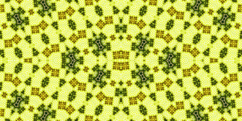 Seamless kaleidoscope pattern. The texture of the woven pattern. Endless pattern