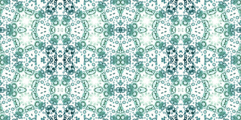 Seamless kaleidoscope pattern. The texture of the woven pattern. Endless pattern