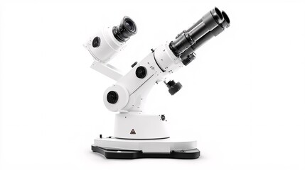 Fototapeta premium Telescope Exploring the Cosmos: A Journey Through the Universe
