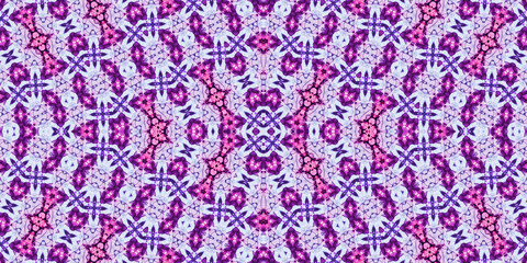 Seamless kaleidoscope pattern. The texture of the woven pattern. Endless pattern