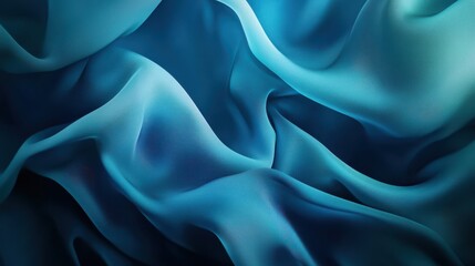 Obraz premium The Flowing Blue Silk Texture