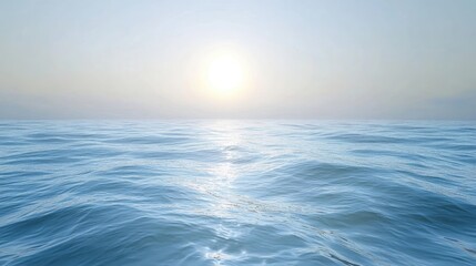 Obraz premium The gentle motion of the ocean creates a calming atmosphere, reflecting the beauty and tranquility found in the ocean. The oceans gentle motion adds to its serene allure, perfect for relaxation.