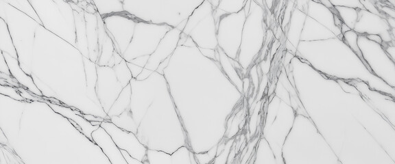 Obraz premium white marble texture background with gray line pattern 