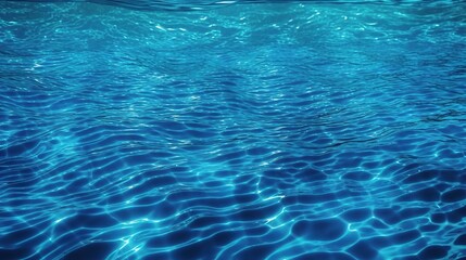 Obraz premium Tranquil Blue Water Surface with Gentle Ripples