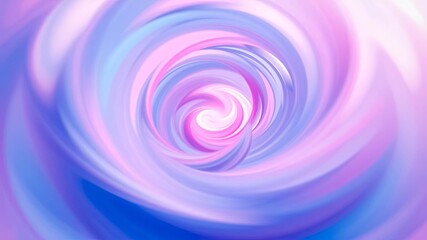 Fototapeta premium A Swirling Abstract Composition of Pastel Pink and Blue Hues, Evoking a Sense of Depth and Movement