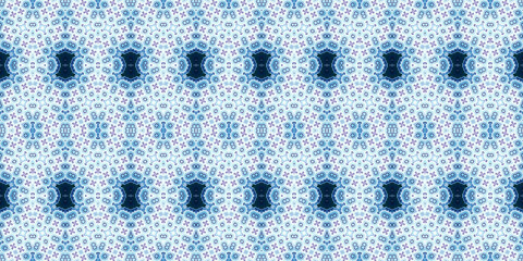Seamless kaleidoscope pattern. The texture of the woven pattern. Endless pattern