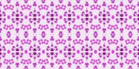 Seamless kaleidoscope pattern. The texture of the woven pattern. Endless pattern