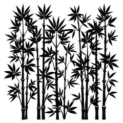 silhouette bamboo set