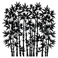 silhouette bamboo set