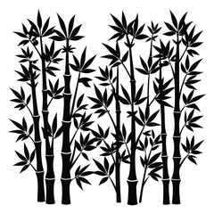 silhouette bamboo set