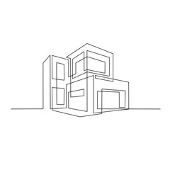Continuous one line building