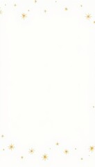 New Year banner with golden stars on a white background in a festive style