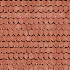 Wodden shingle roof tile seamless texture