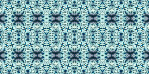 Seamless kaleidoscope pattern. The texture of the woven pattern. Endless pattern