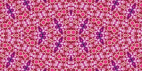 Seamless kaleidoscope pattern. The texture of the woven pattern. Endless pattern