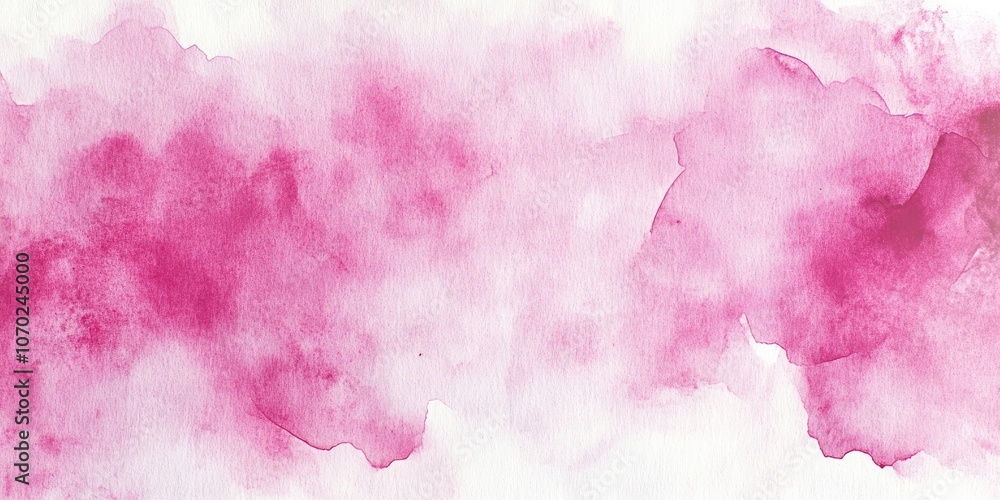 Poster pink watercolor-painted paper. abstract background for design. art-stylized banner with copyspace fo