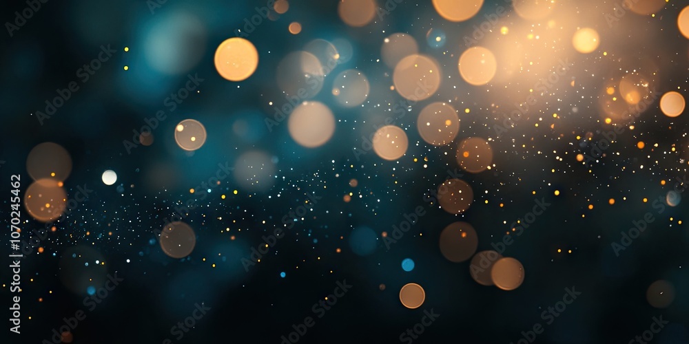 Poster abstract bokeh background texture on a black backdrop.
