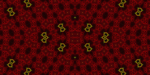 Seamless kaleidoscope pattern. The texture of the woven pattern. Endless pattern