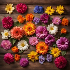 colorful flowers
