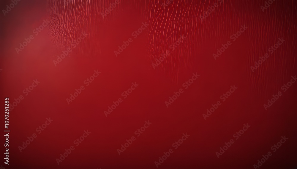 Poster textured close-up of a rich red surface with visible lines and depth in soft lighting