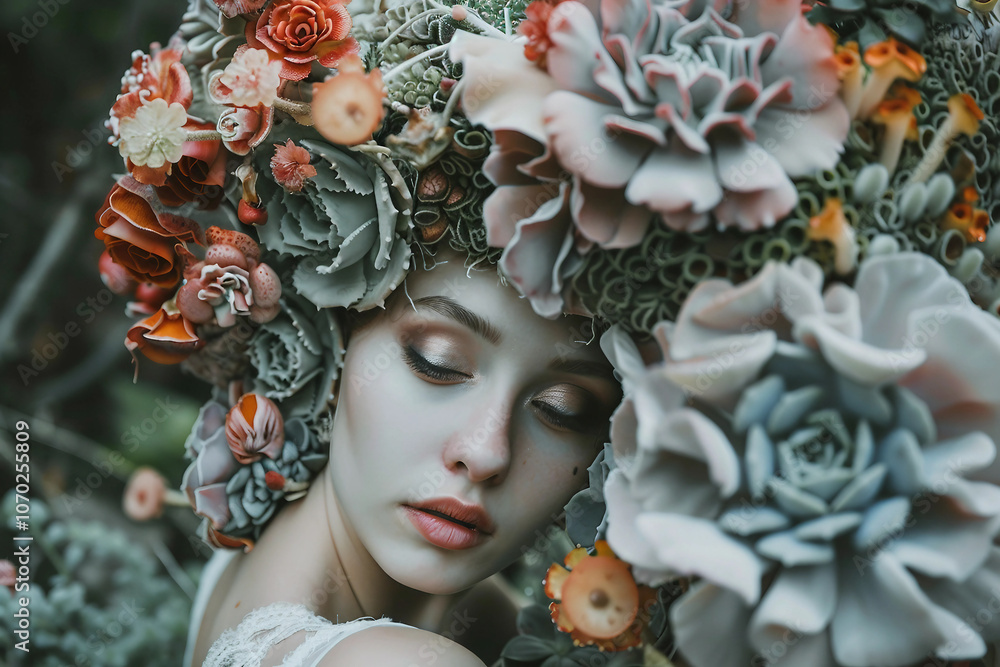 Aufkleber moment of magic journey in wonderland created with generative ai technology