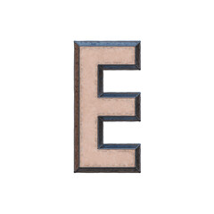 3D Industrial Alphabet - Weld on the Metal