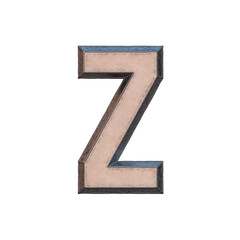 3D Industrial Alphabet - Weld on the Metal