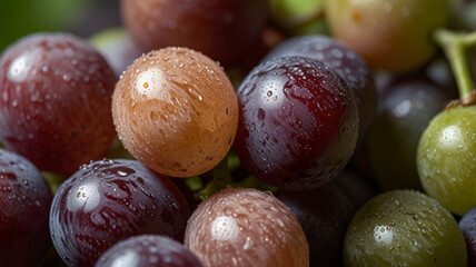Obraz premium Close-up of grapes.