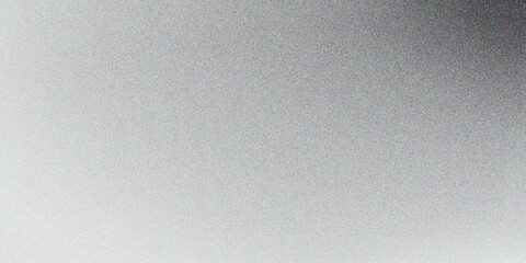 Abstract silver metallic gradient background, grainy noise texture gradient