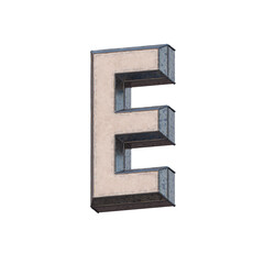 3D Industrial Alphabet - Weld on the Metal