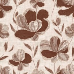 Vintage Floral Tapestry