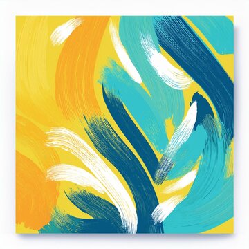 Vibrant Feather Motif