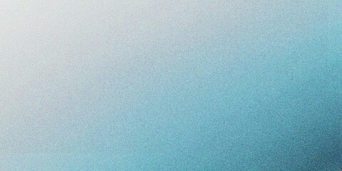 Abstract lake blue gradient background, grainy noise texture gradient