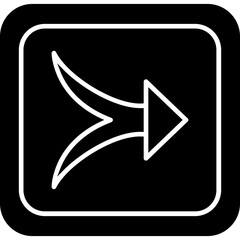 Arrow Merge Right Icon