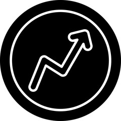 Arrow Zigzag Up Icon