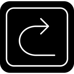 Arrow Hook Right Icon