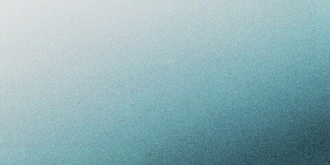 Abstract lake blue gradient background, grainy noise texture gradient