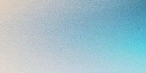 Abstract lake blue gradient background, grainy noise texture gradient