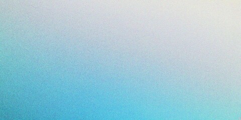 Abstract lake blue gradient background, grainy noise texture gradient