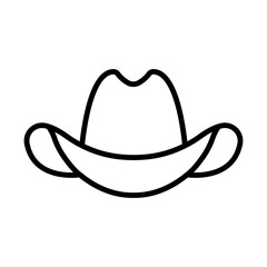 Cowboy Hat line icon